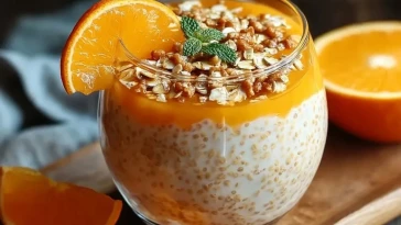 Avoine Orange Crème Fraîche à Préparer la Veille