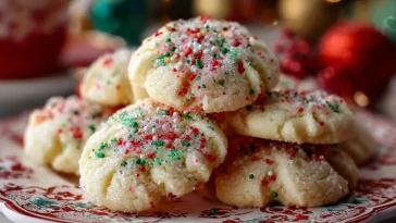 Biscuits de Noël Fondants aux Paillettes