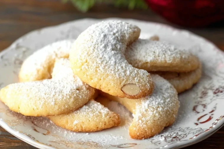 Biscuits En Croissant Aux Amandes