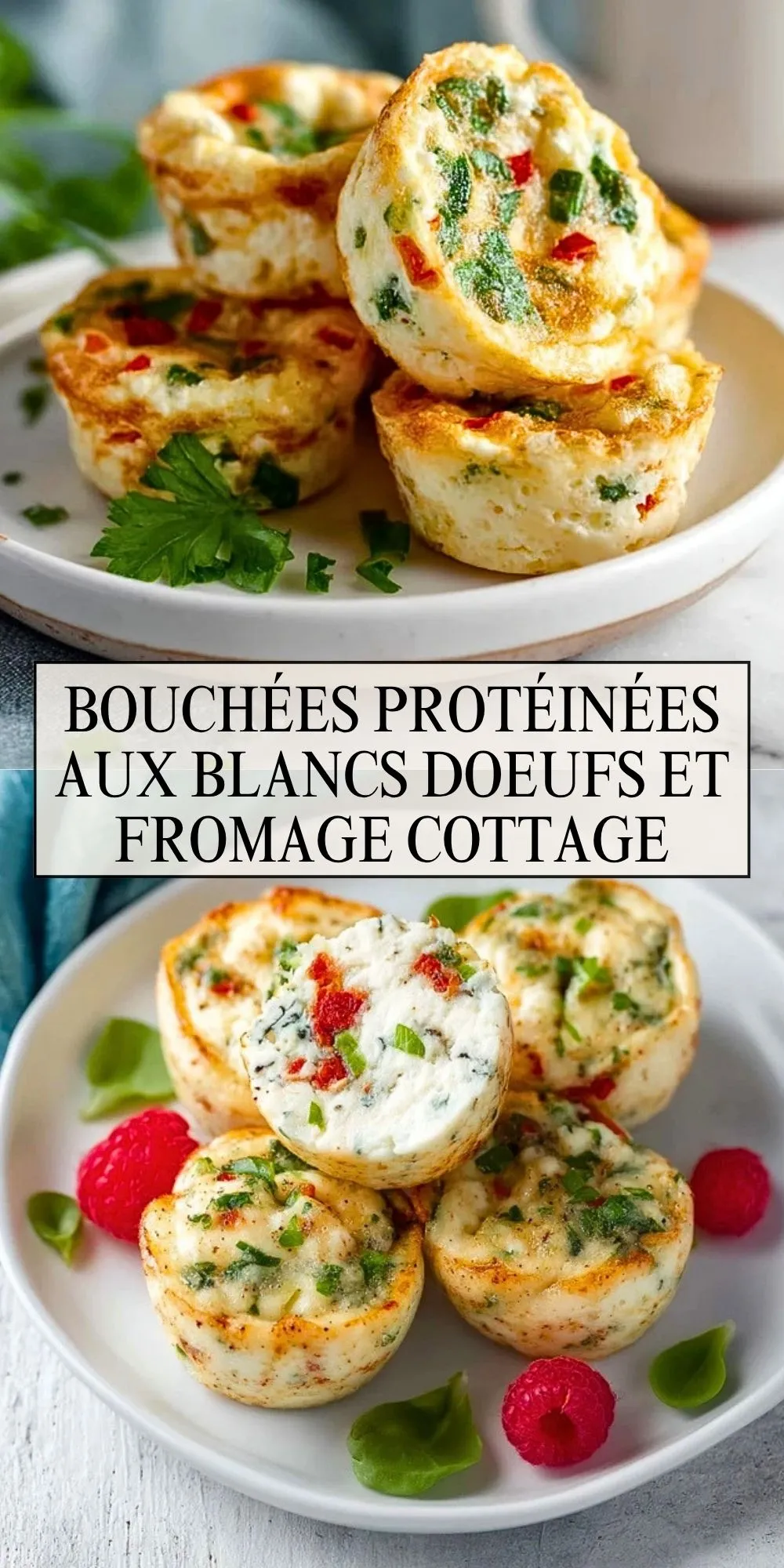 Bouchées Protéinées Aux Blancs DOeufs Et Fromage Cottage (2)