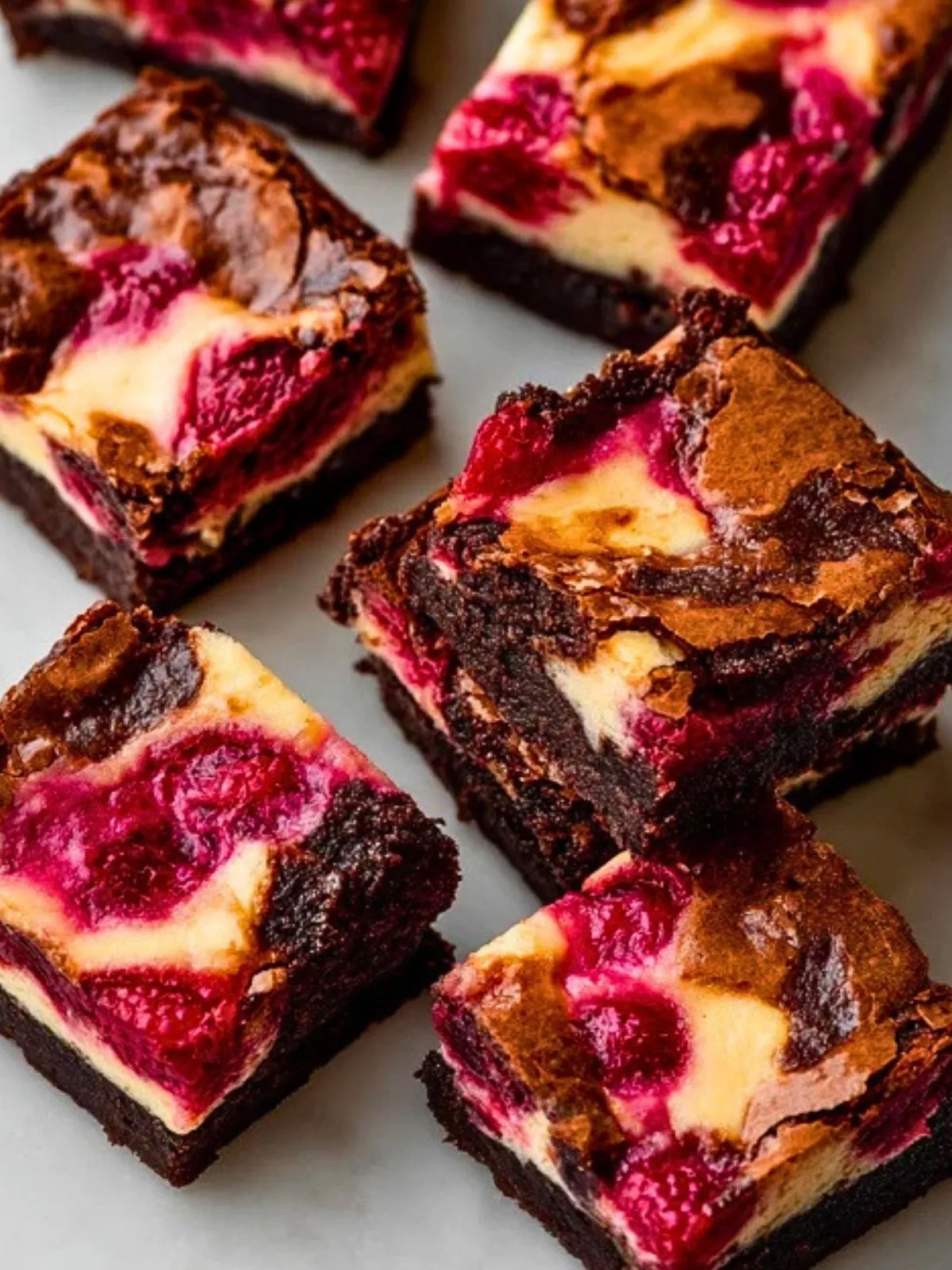 Brownies Au Fromage Blanc Et Framboises (1)