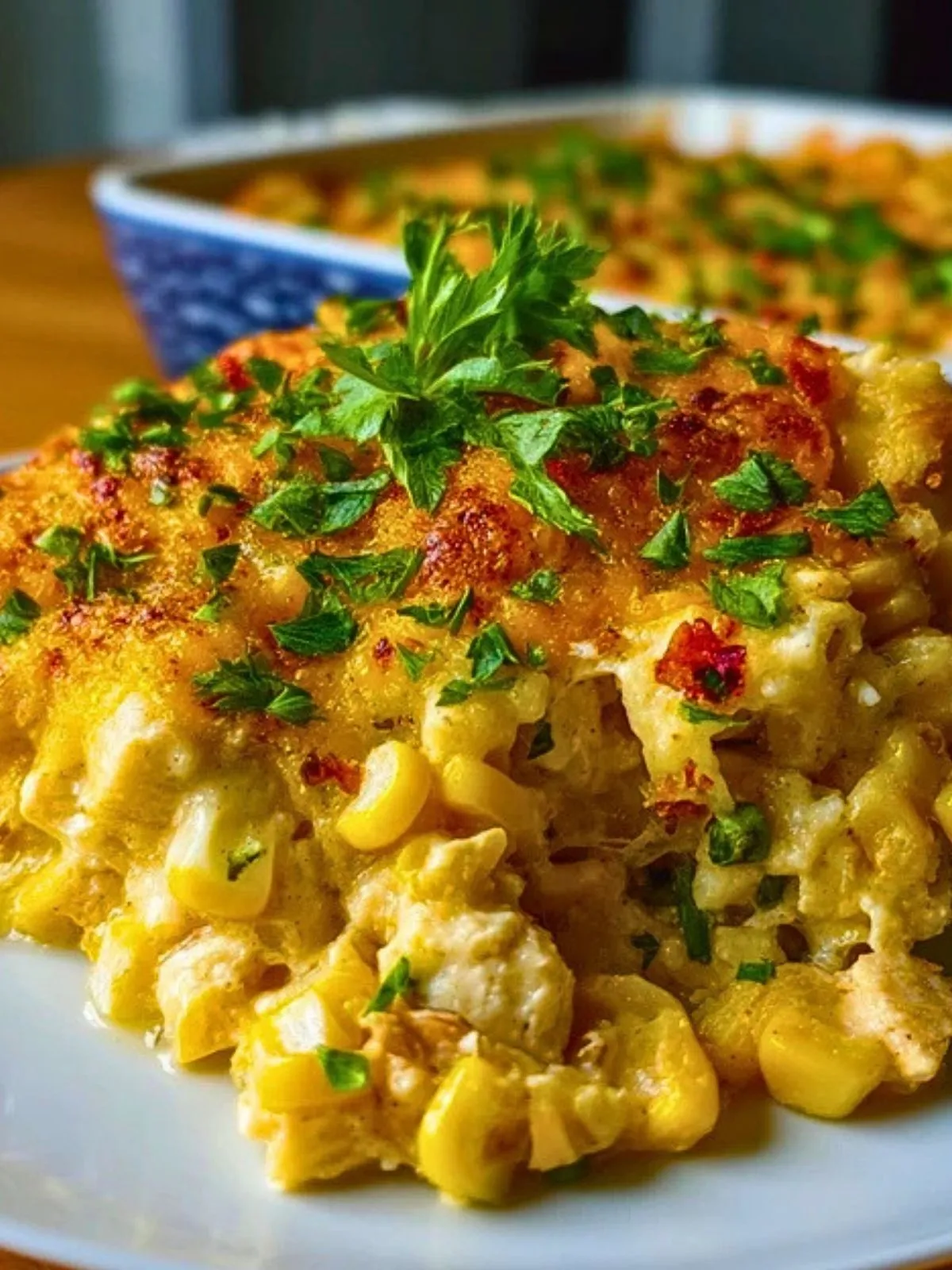 Casserole De Poulet Au Maïs Grillé (1)