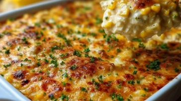 Casserole De Poulet Au Maïs Grillé