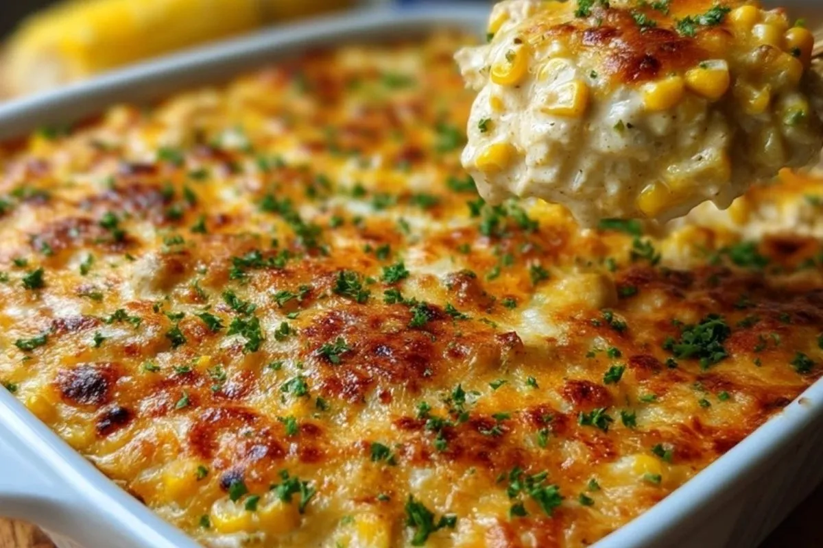 Casserole De Poulet Au Maïs Grillé