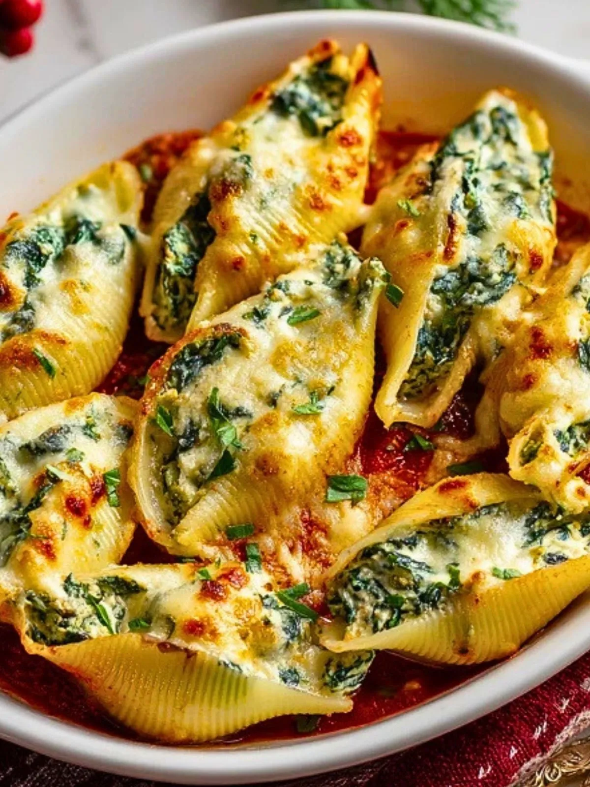 Conchiglie Farcies aux Épinards et Ricotta (1)
