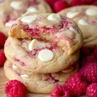Cookies Au Fromage Blanc, Framboises Et Chocolat Blanc