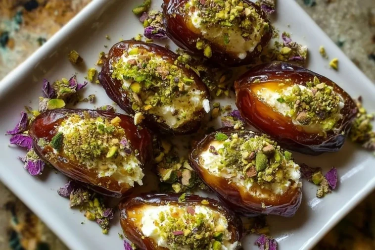 Dattes Farcies Ricotta Pistache au Miel