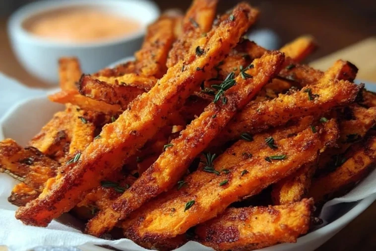 Frites De Patate Douce Croustillantes Au Four