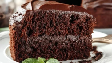 Gâteau Au Chocolat Avec De La Mayonnaise