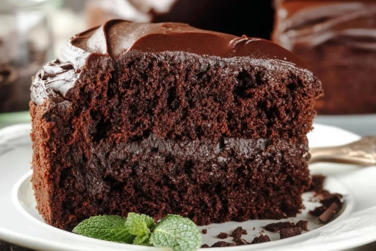 Gâteau Au Chocolat Avec De La Mayonnaise