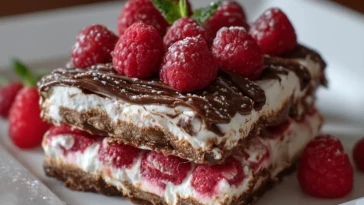Lasagne Chocolat Framboise