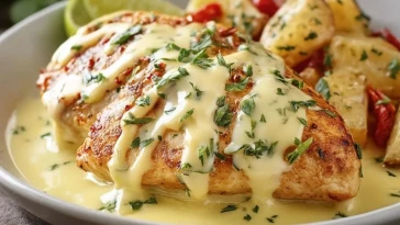 Poulet À La Sauce Fromagère