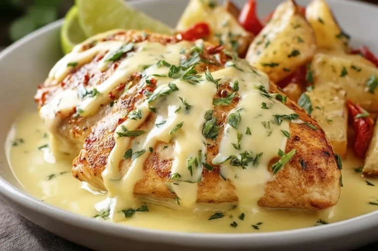 Poulet À La Sauce Fromagère