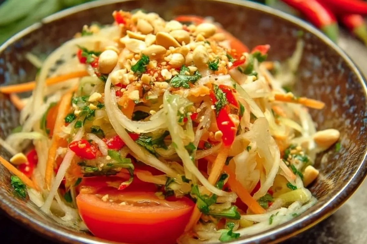 Salade De Papaye Thaïlandaise