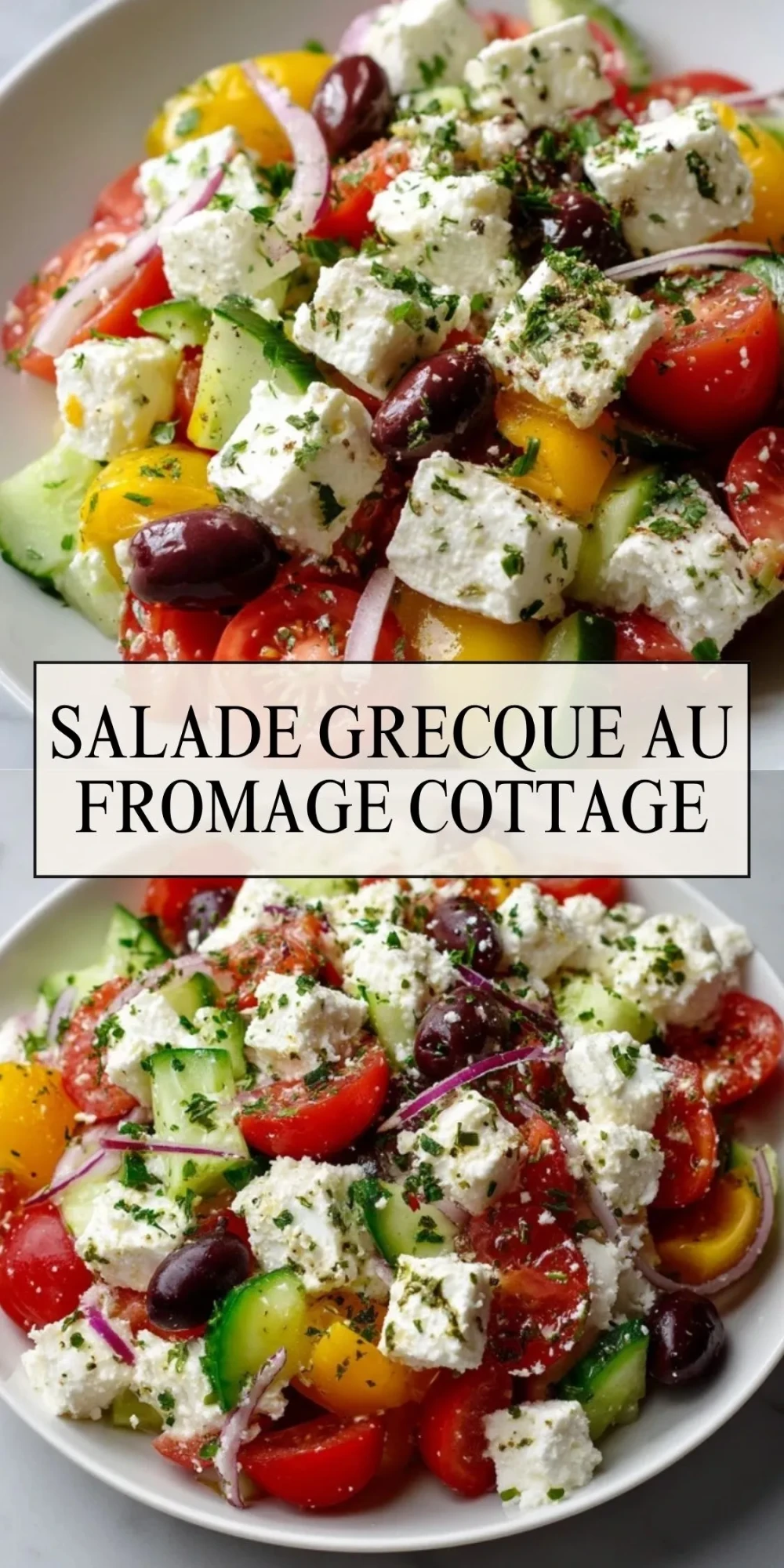 Salade Grecque au Fromage Cottage (2)