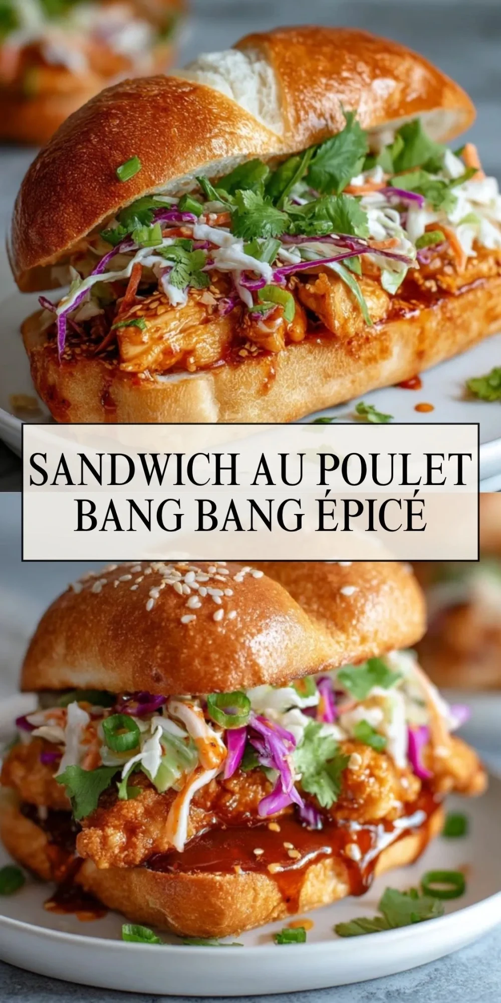 Sandwich Au Poulet Bang Bang Épicé (2)