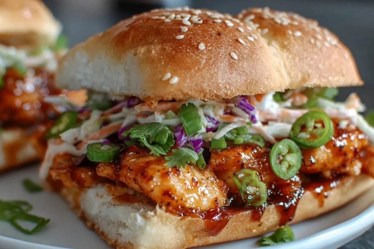 Sandwich Au Poulet Bang Bang Épicé
