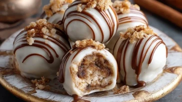 Truffes Aux Rouleaux De Cannelle Sans Cuisson