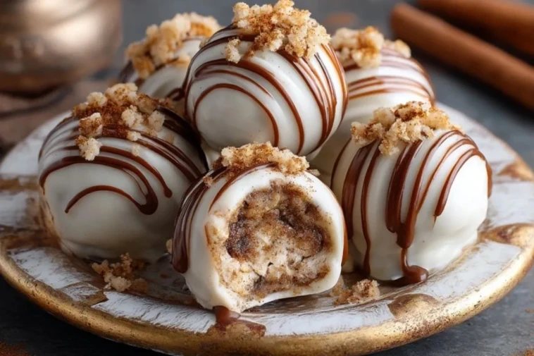 Truffes Aux Rouleaux De Cannelle Sans Cuisson
