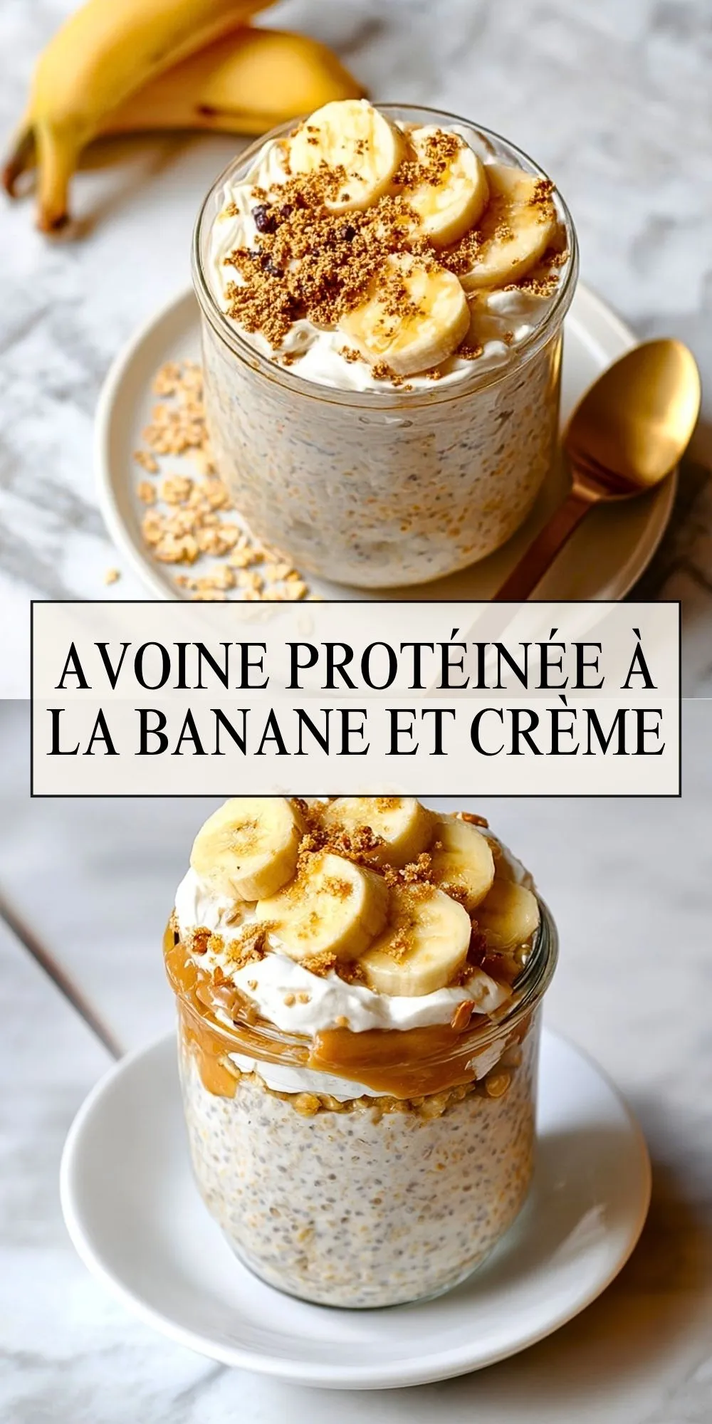 Avoine Protéinée à la Banane et Crème (2)
