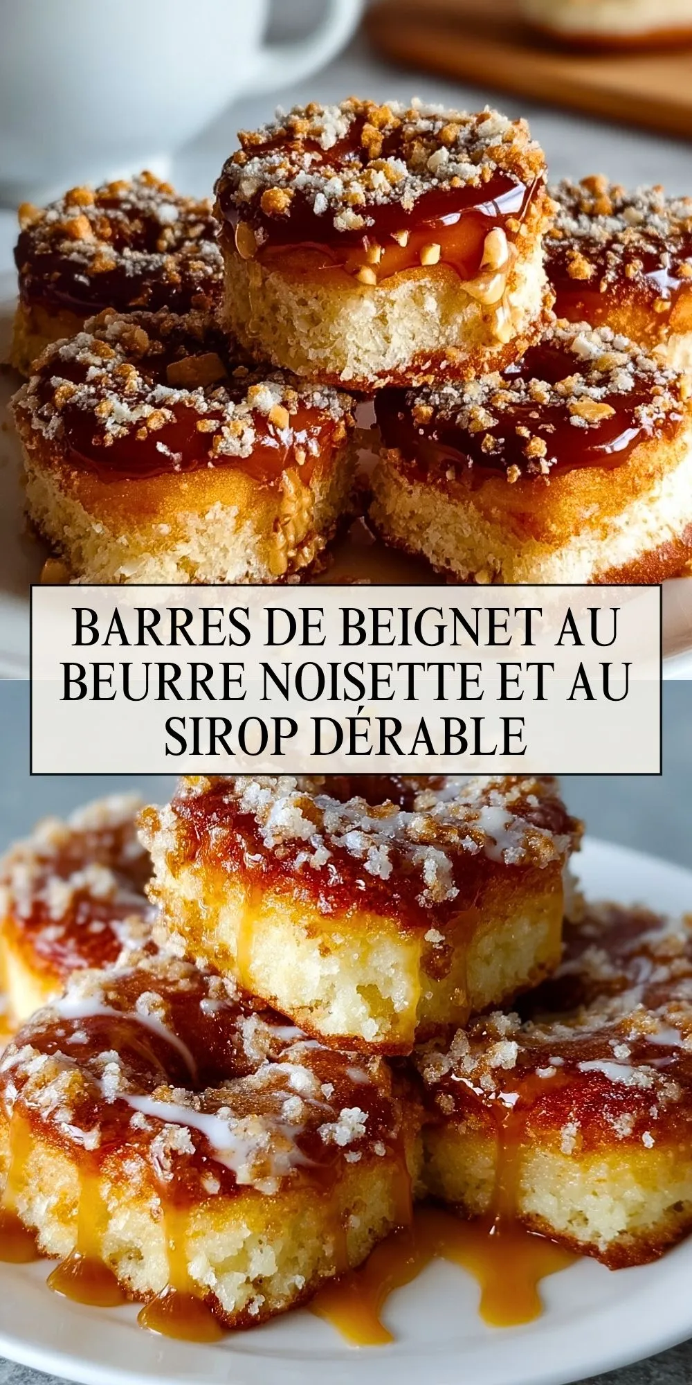 Barres De Beignet Au Beurre Noisette Et Au Sirop Dérable (2)