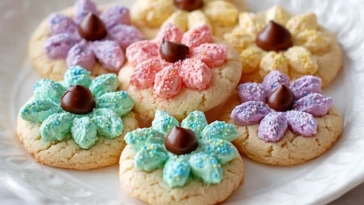 Biscuits Fleurs de Pâques