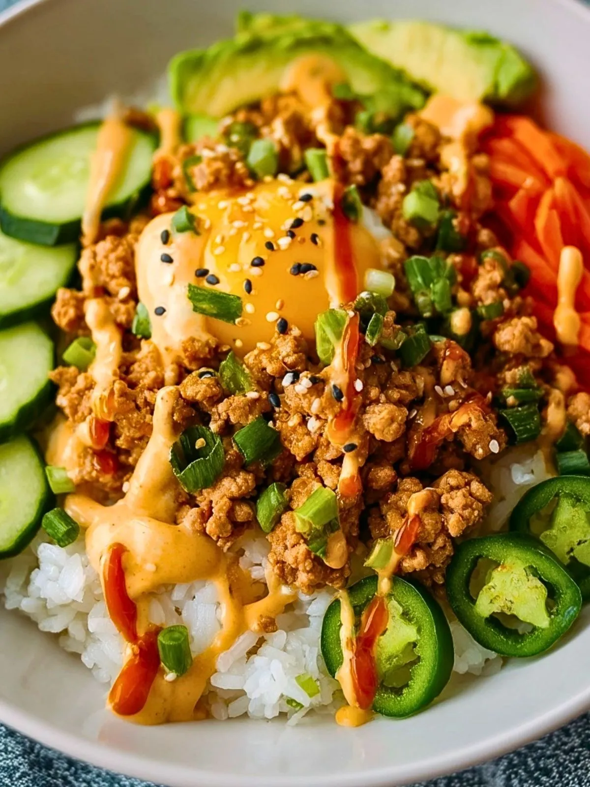 Bols De Riz Au Dinde Hachée (1)