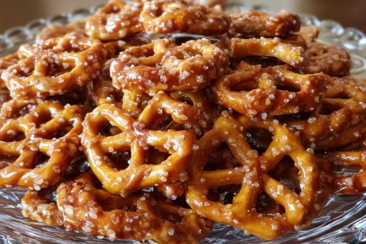 Bretzels Au Caramel Beurré