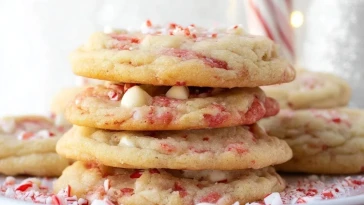 Cookies Au Chocolat Blanc Et À La Menthe Poivrée