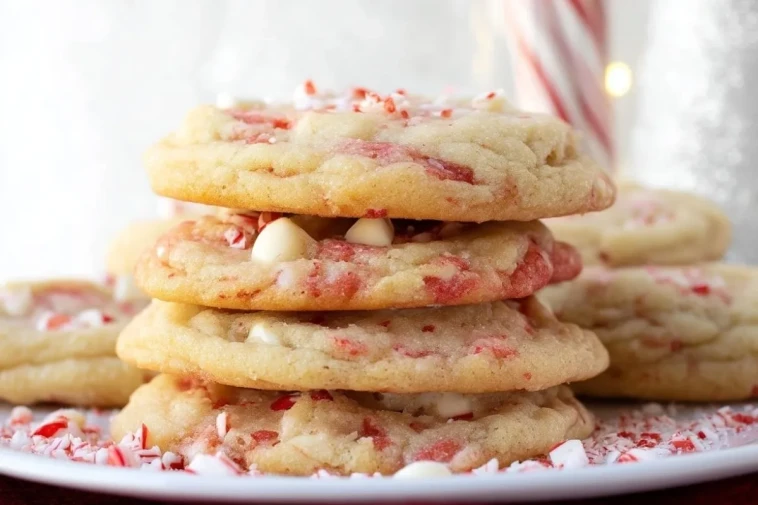 Cookies Au Chocolat Blanc Et À La Menthe Poivrée