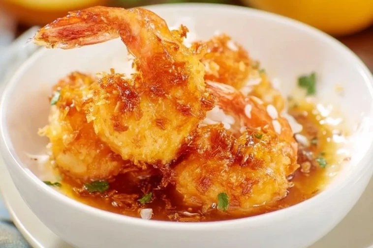 Crevettes Coco avec Sauce Orange