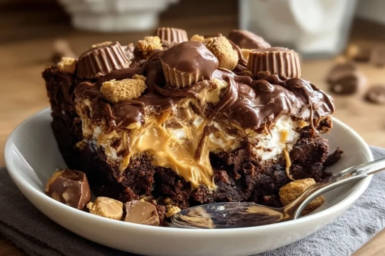 Gâteau Au Chocolat Et Beurre De Cacahuète