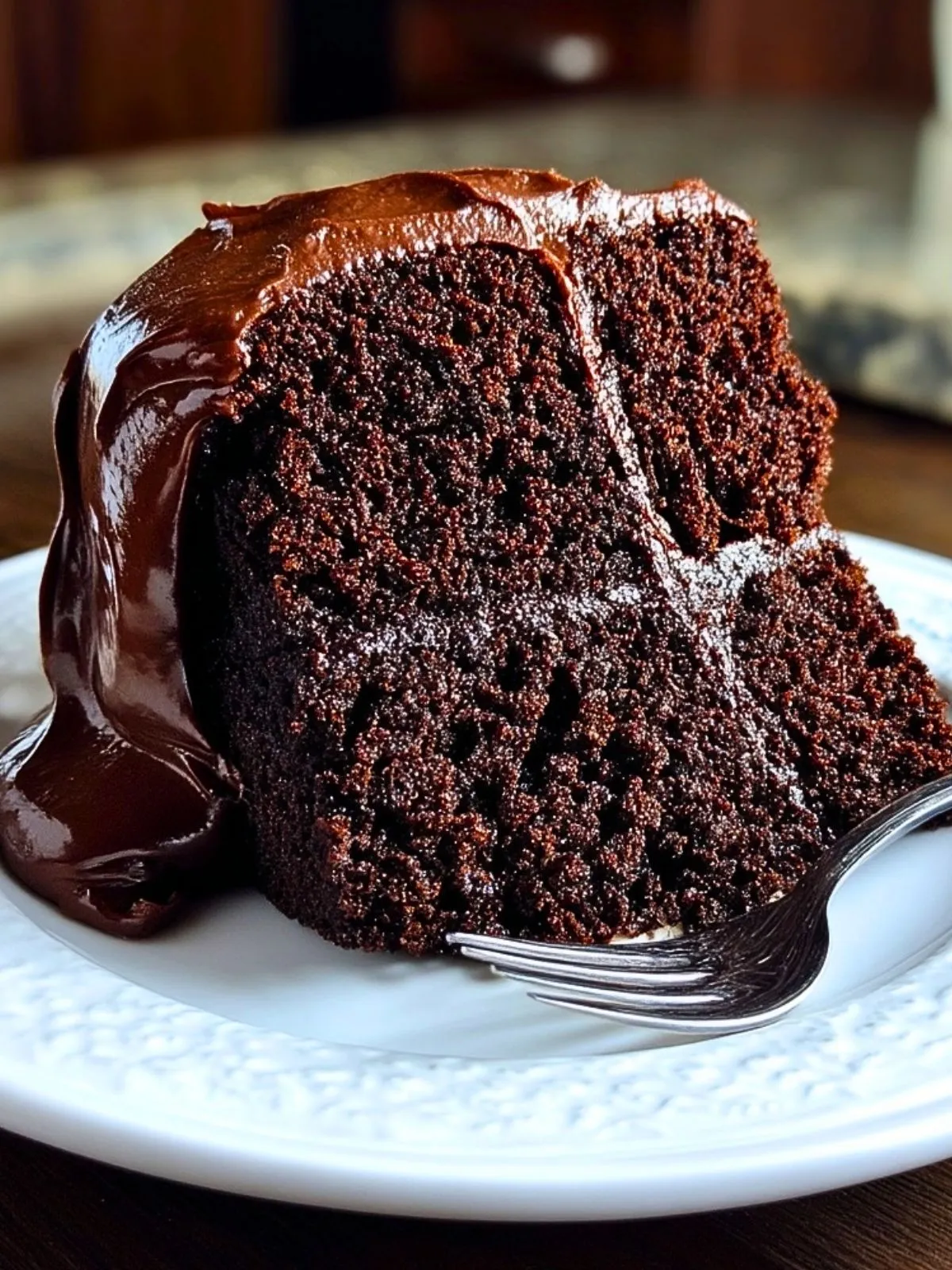 Gâteau Au Chocolat Succulent Avec Du Lait Ribot (1)
