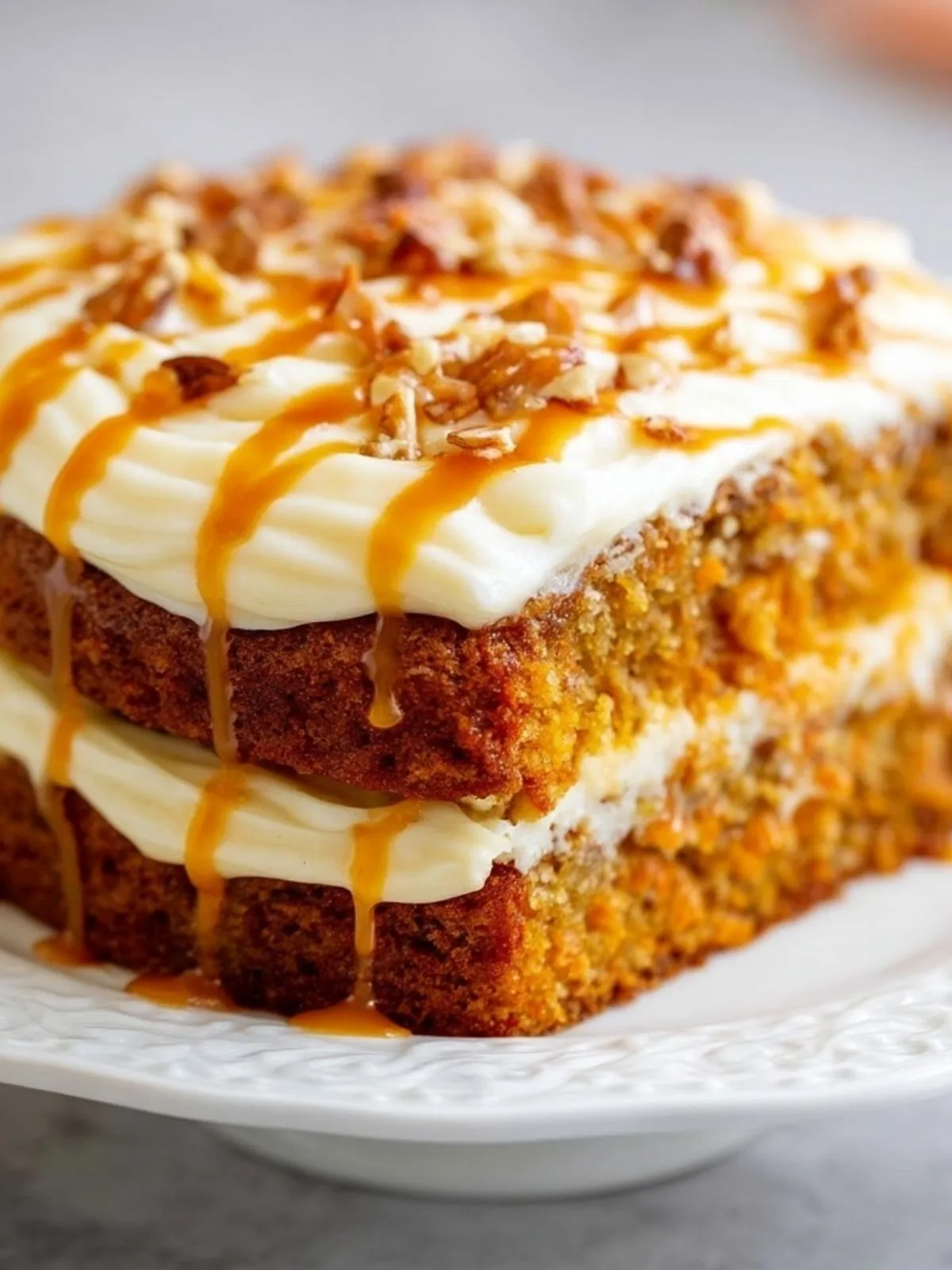 Gâteau Carotte au Caramel Salé et Glaçage au Fromage Frais (1)