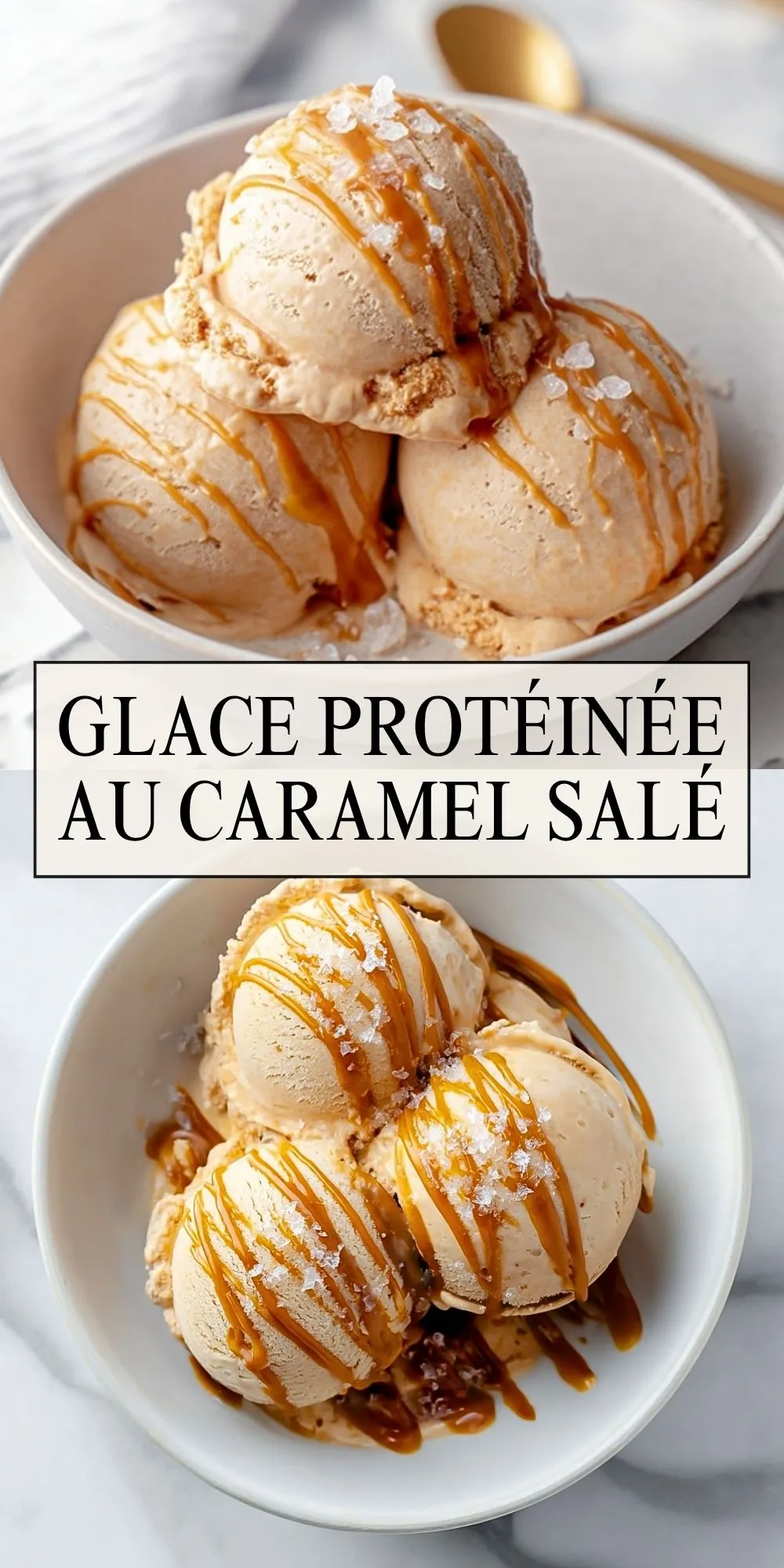 Glace Protéinée Au Caramel Salé (2)