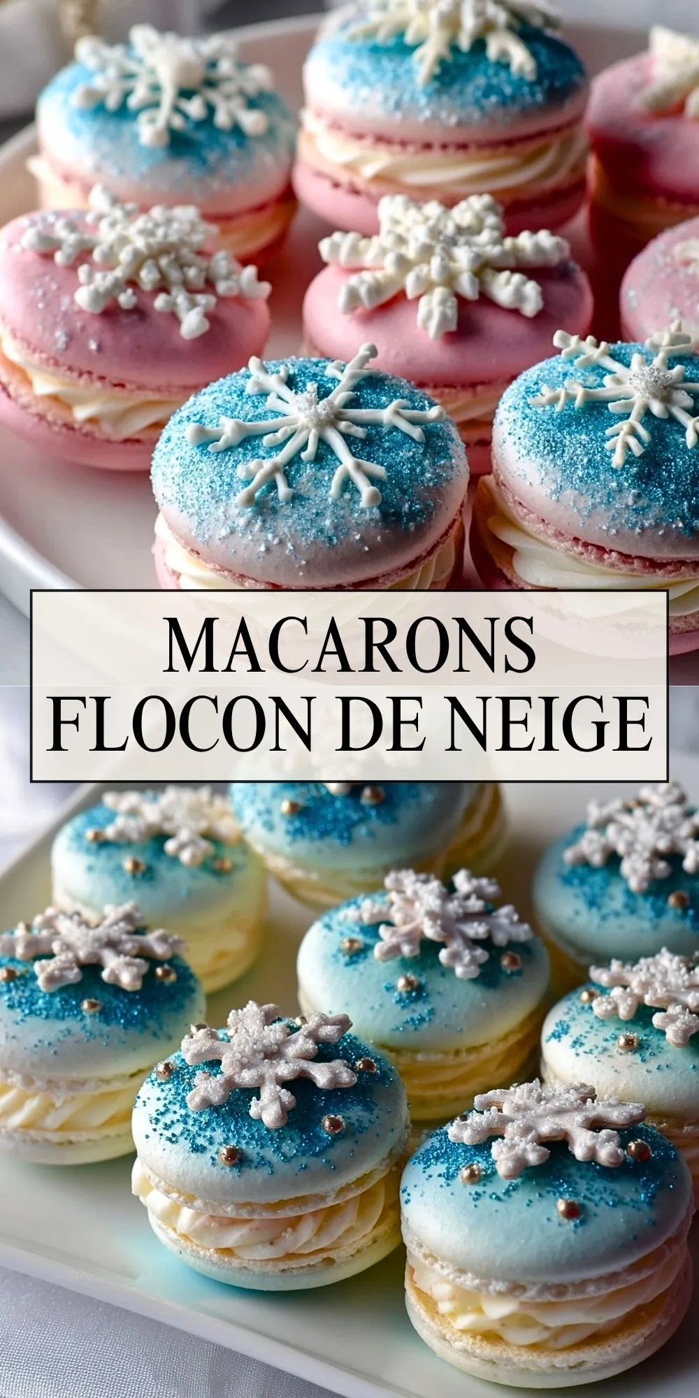 Macarons Flocon de Neige (2)
