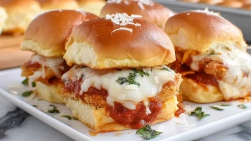 Mini-Burgers Au Poulet Parmesan