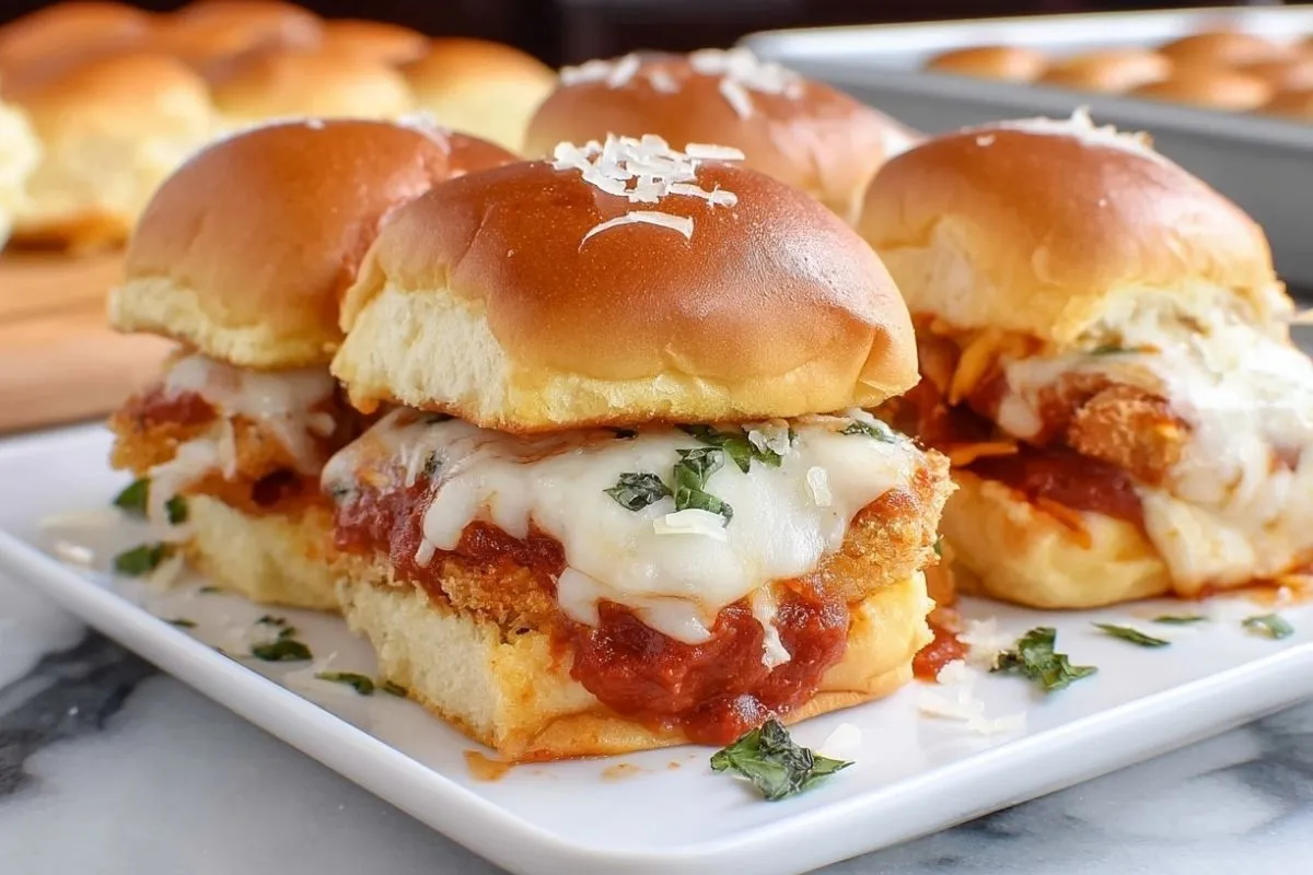 Mini-Burgers Au Poulet Parmesan