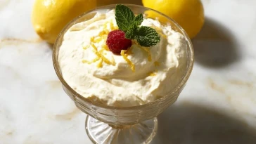 Mousse De Fromage Blanc Au Citron