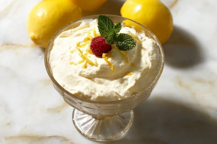 Mousse De Fromage Blanc Au Citron