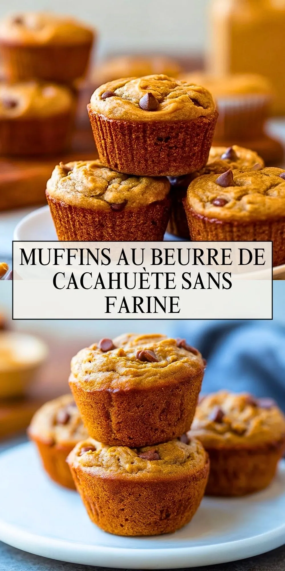 Muffins Au Beurre De Cacahuète Sans Farine (2)