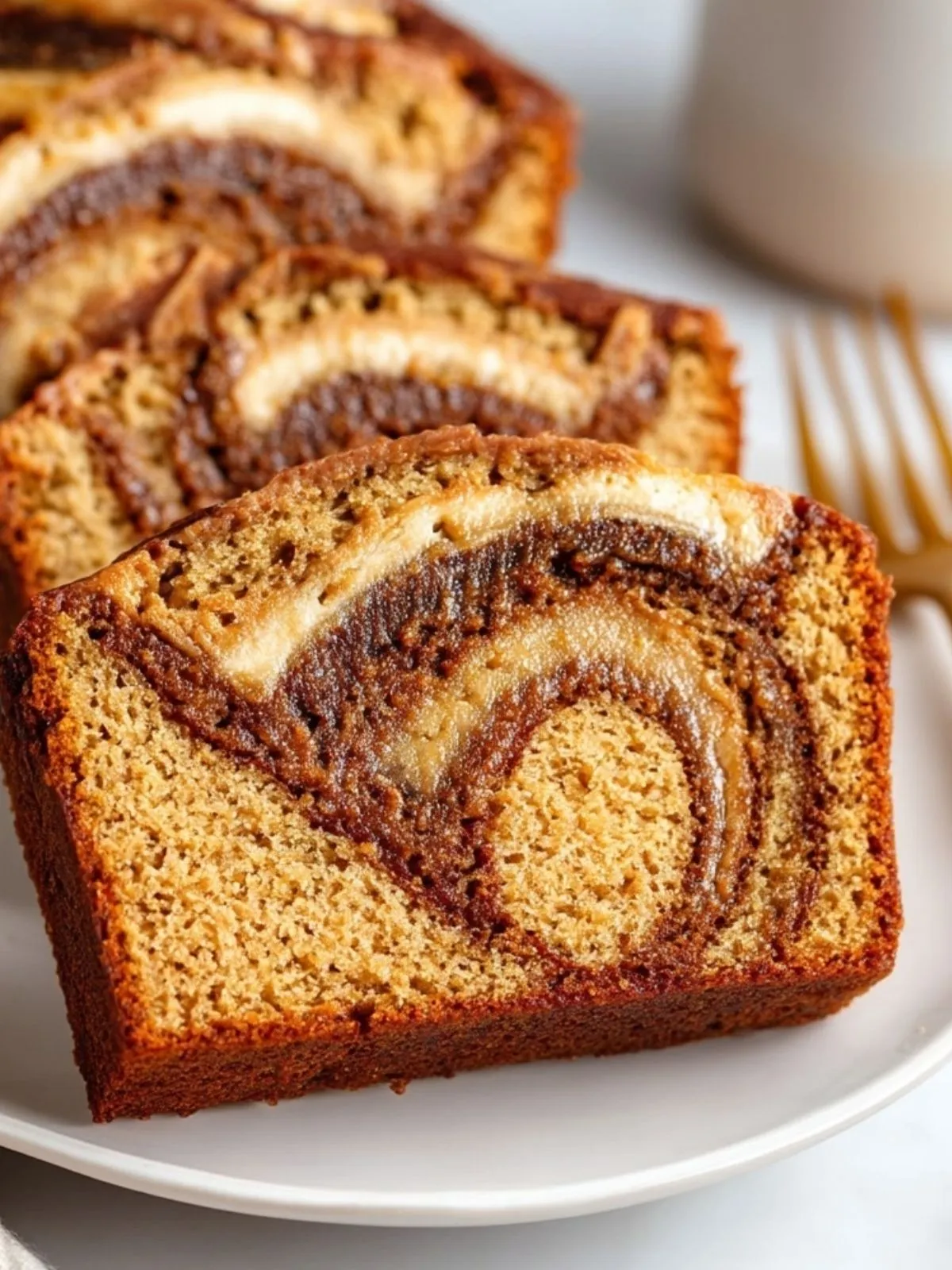 Pain Banane Biscoff Avec Un Meilleur Tourbillon Et Saveur (1)