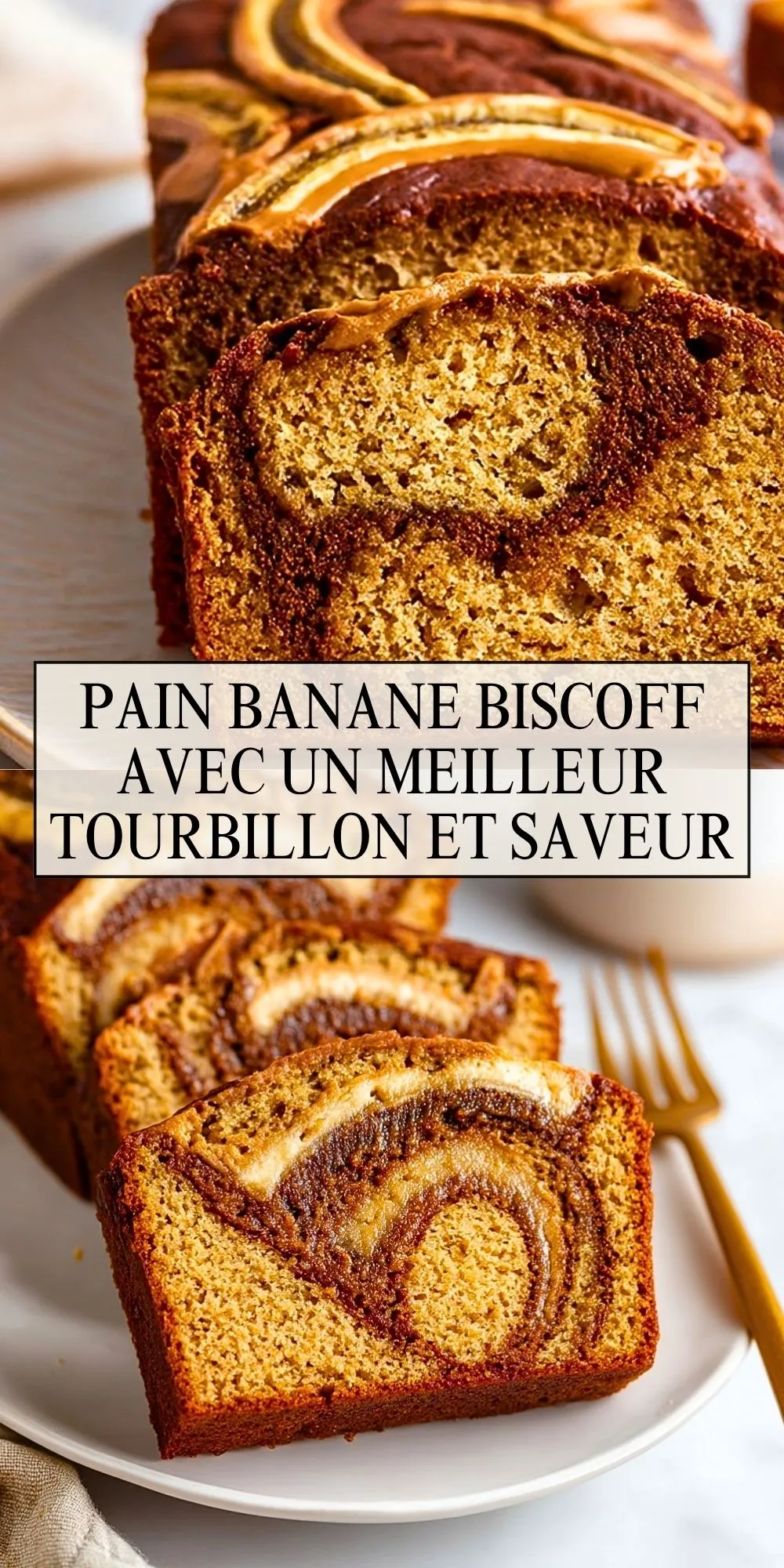 Pain Banane Biscoff Avec Un Meilleur Tourbillon Et Saveur (2)