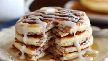 Pancakes À La Cannelle Légers Et Fluffy