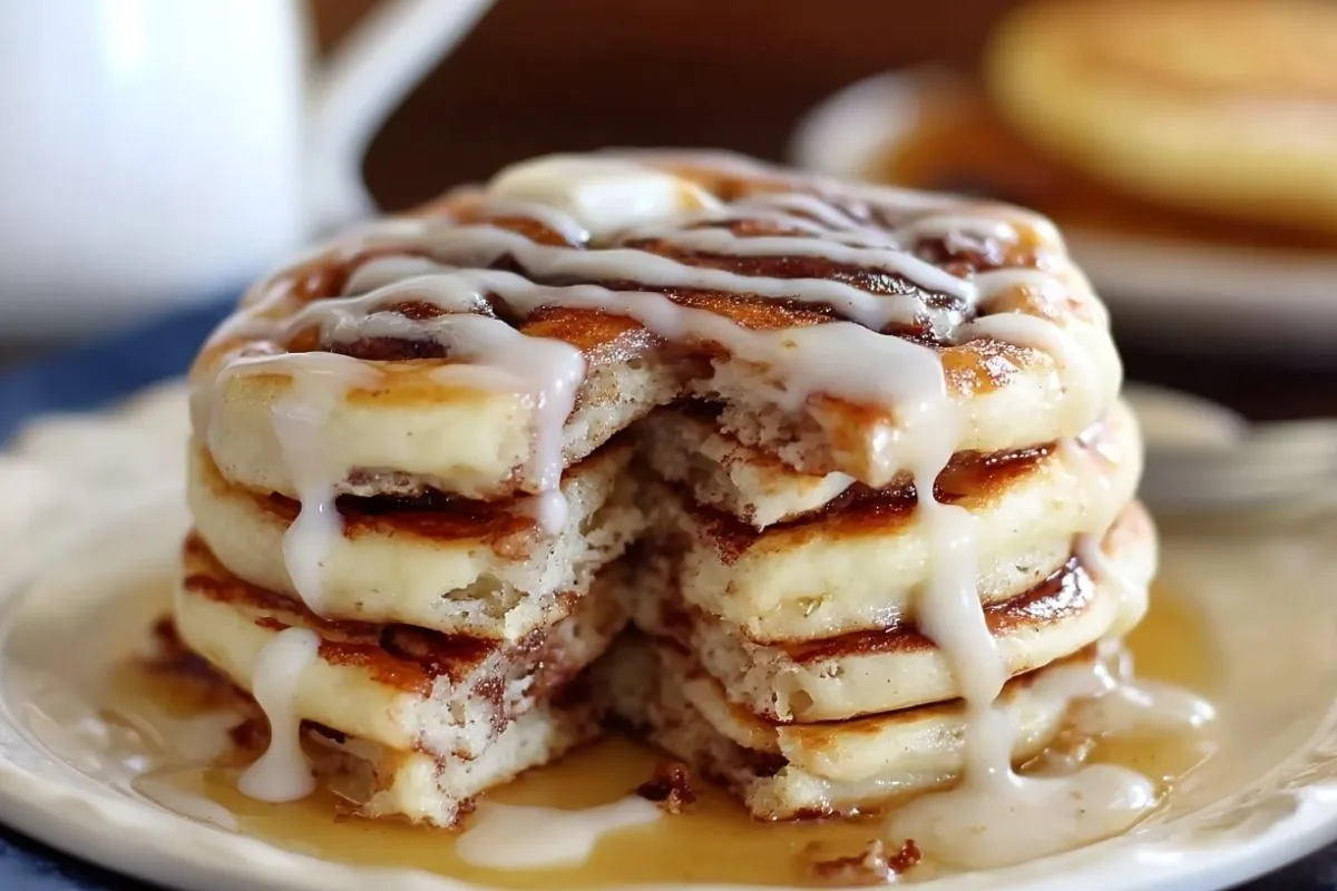 Pancakes À La Cannelle Légers Et Fluffy