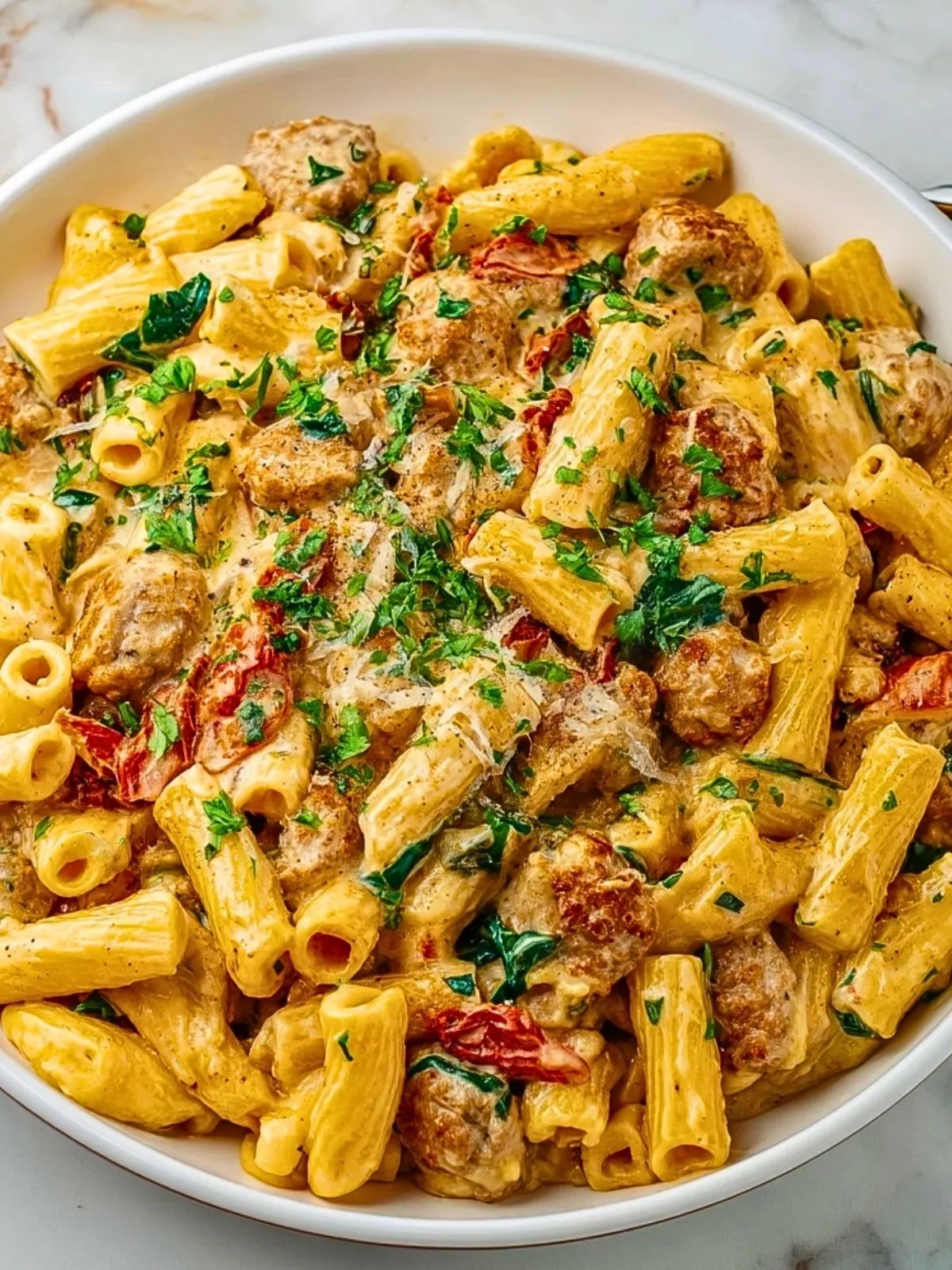Pâtes À La Saucisse Italienne Crémeuses (1)