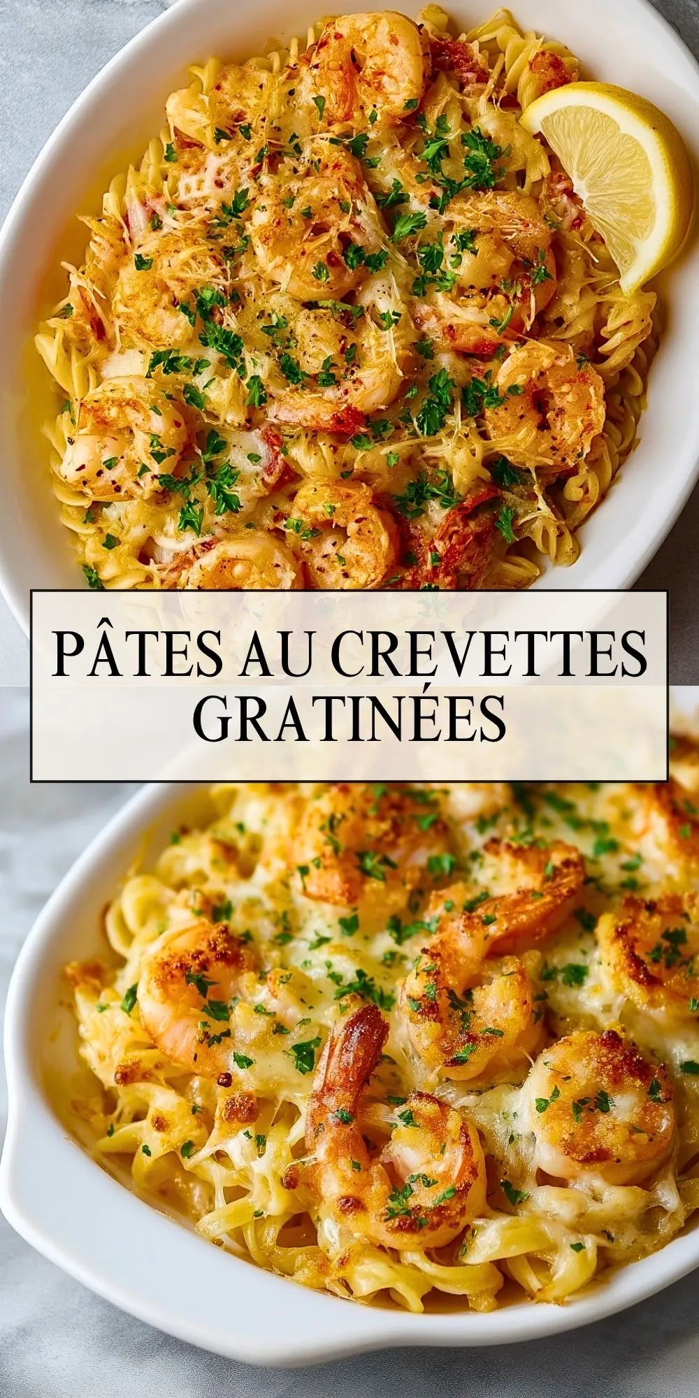 Pâtes au Crevettes Gratinées (2)