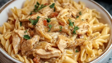 Pâtes Cajun au Poulet en Cocotte