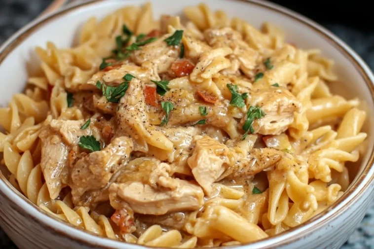 Pâtes Cajun au Poulet en Cocotte