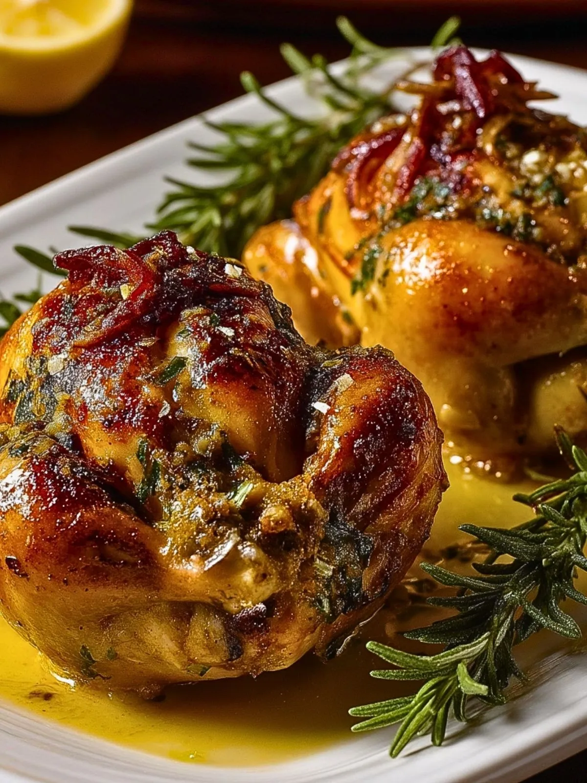 Poules De Cornouailles Farcies (1)